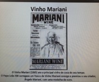 publicidade ao vinho Mariani