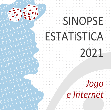 Imagem de Sinopse Estatística 2021 – Jogo e Internet