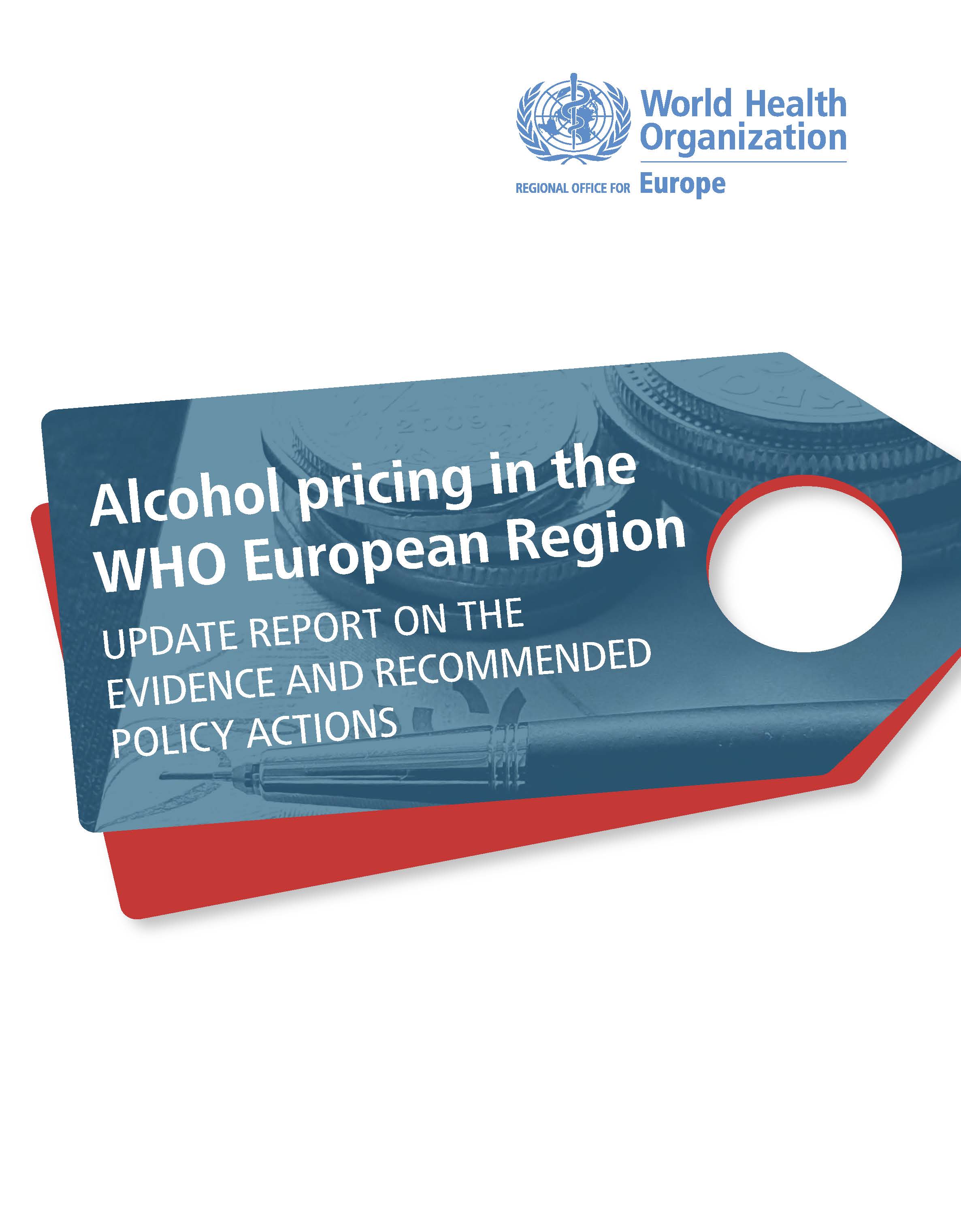 imagem da publicação da OMS sobre os preços do álcool